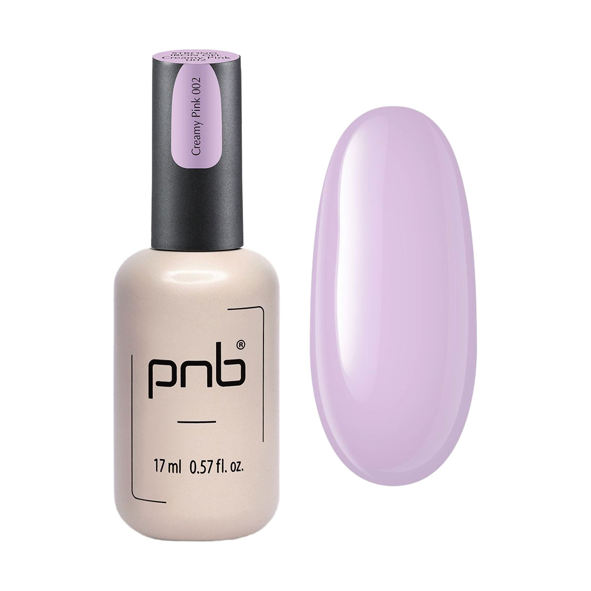 Гель для моделювання нігтів PNB Strong Iron Gel 002 Creamy Pink, 17 мл