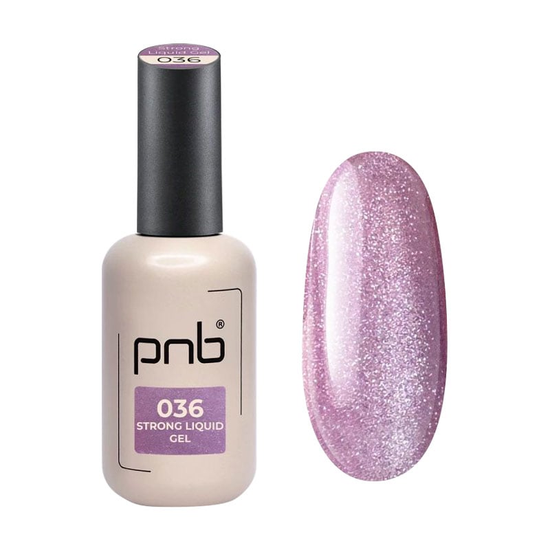 Гель для моделювання нігтів PNB UV/LED Strong Liquid Gel 036 Moon Orchid, 17 мл